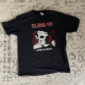 Vintage Black Punk Blink 182 Band T-Shirt